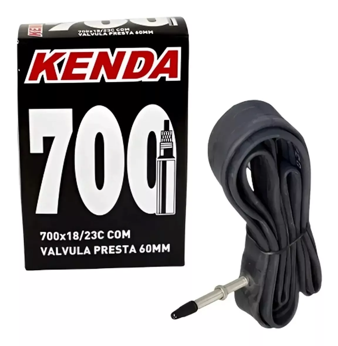 Câmara Kenda 700x18/23c Válvula Presta 80mm
