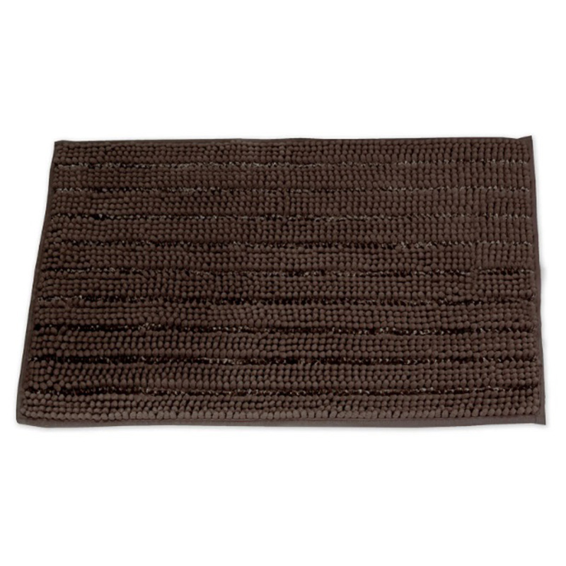 Tapete Buettner Microfibra Antiderrapante Chenille Shine 50x100m Chocolate
