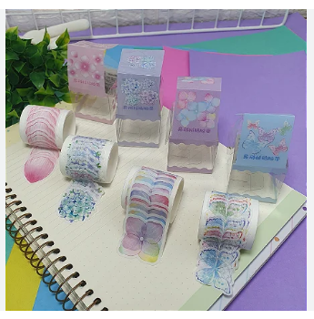 Fita adesiva washi tape rolinho decorada 3cmX30pcs 1 un