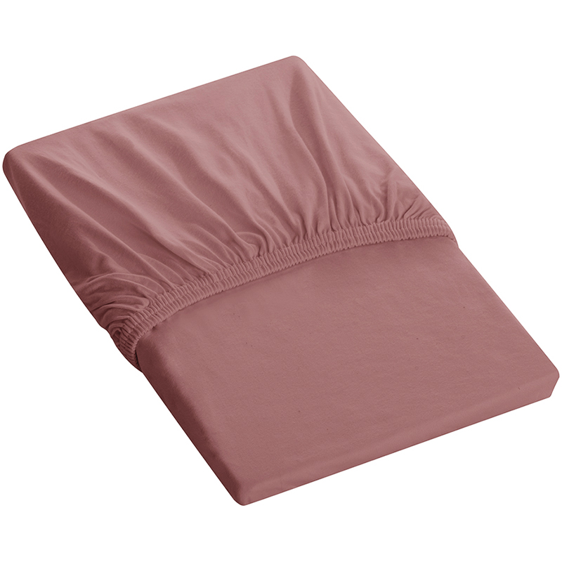Lençol Tecebem Solteiro King Malha C/ Elástico Liso 100mx203mx40cm Rose