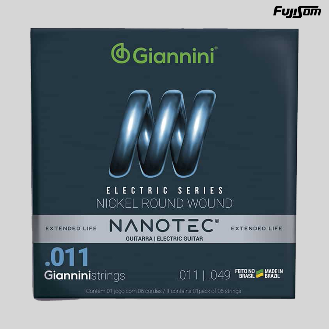 ENCORDOAMENTO GIANNINI PARA GUITARRA 011 GEEGST11 PN NANOTEC