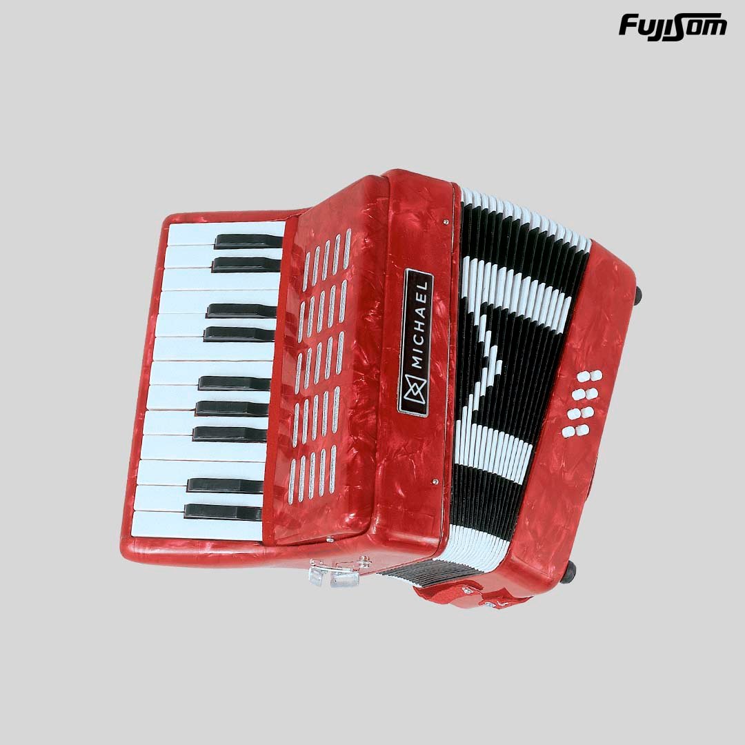 ACORDEON MICHAEL 08BX ACM-0822 PRD VERMELHO