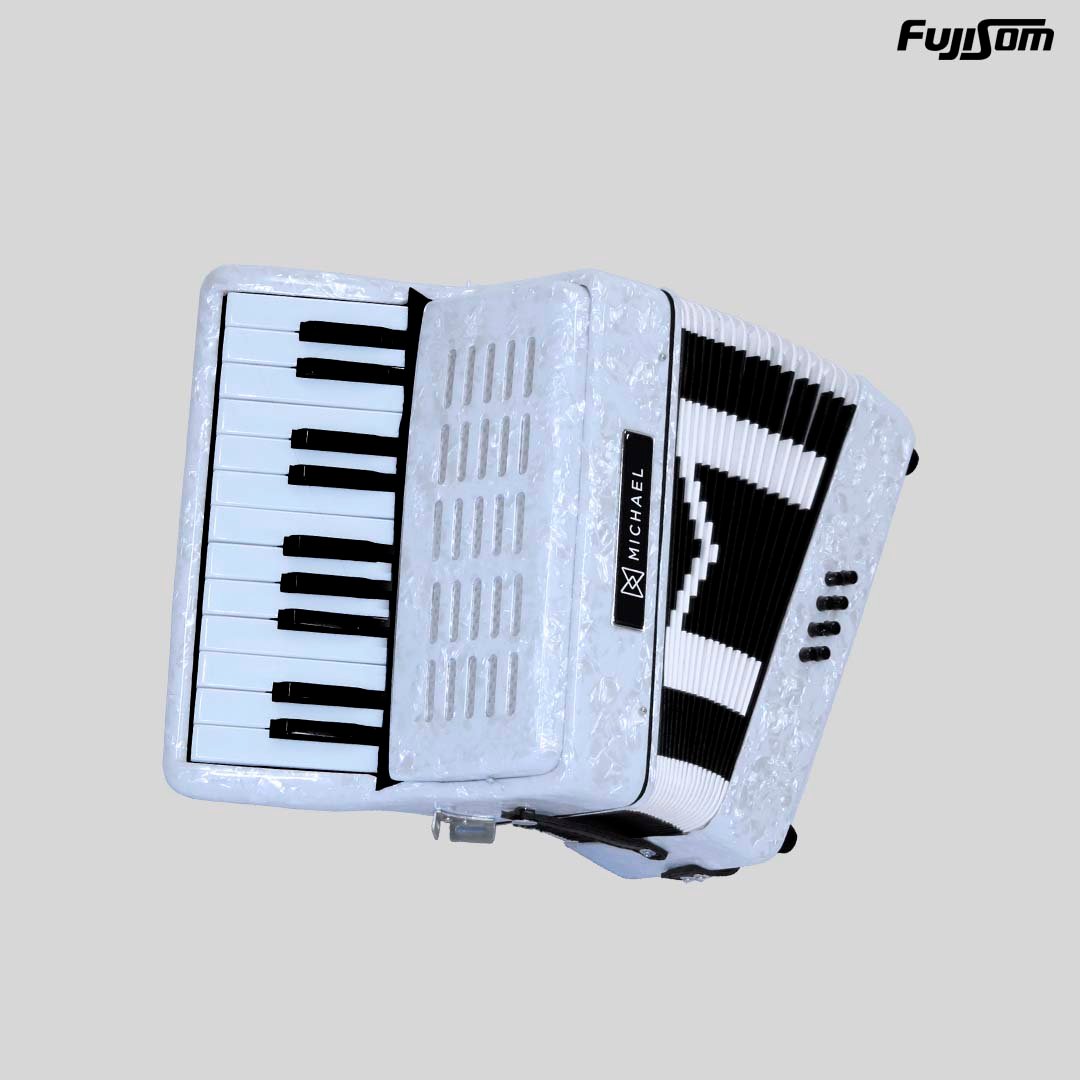 ACORDEON MICHAEL 08BX ACM-0822 PWH BRANCO