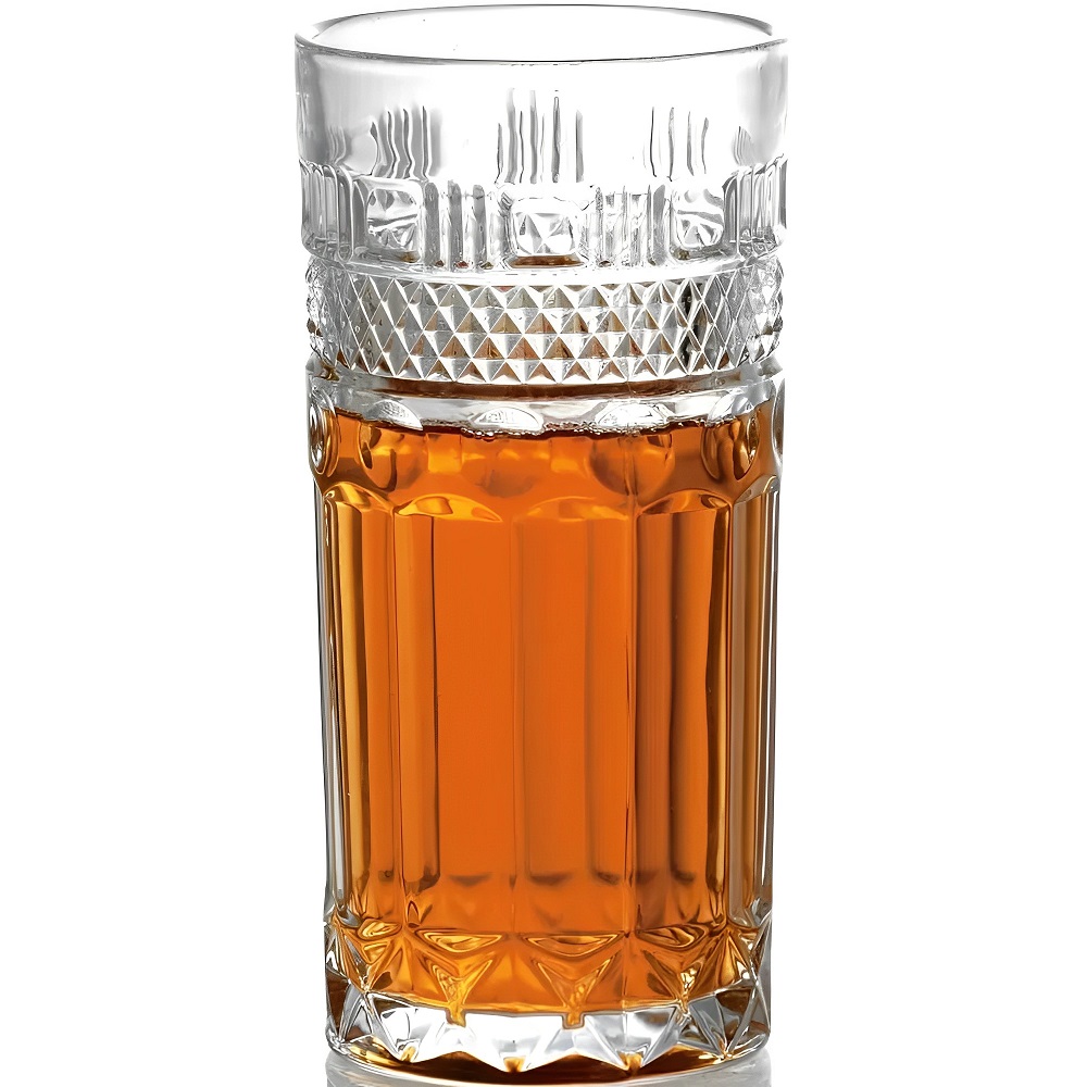 Jogo de Copo em Cristal 6 Pçs - Copos Altos Clássicos 350mL 