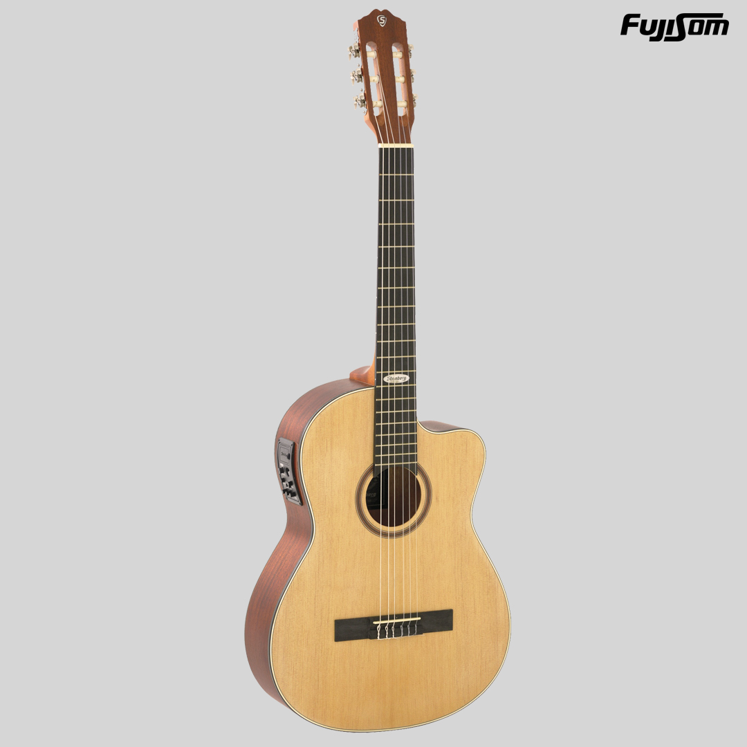 VIOLÃO STRINBERG NYLON SC200C NATURAL CUTAWAY