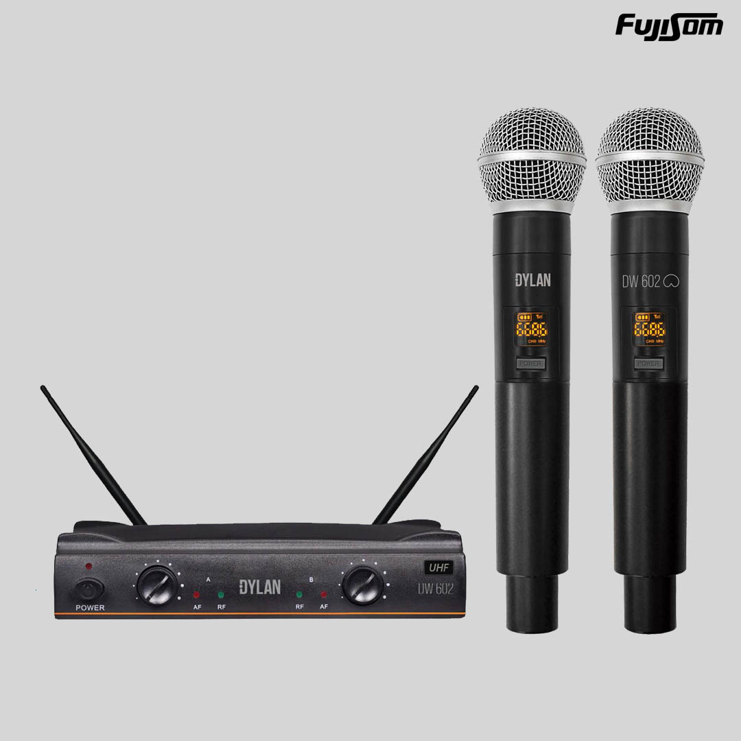 MICROFONE DYLAN DW 602 MAX MULTI FREQUÊNCIA 