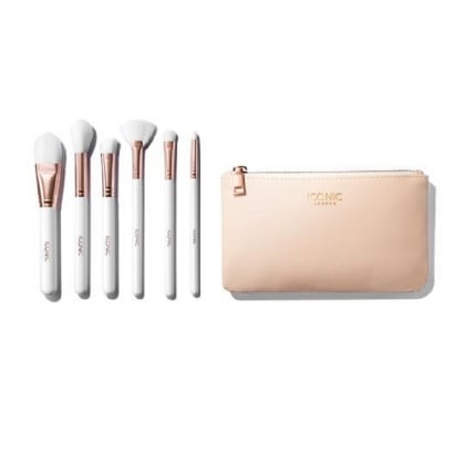 Kit de Pincéis Glow Brush Set Profissional 6 Peças - Iconic London