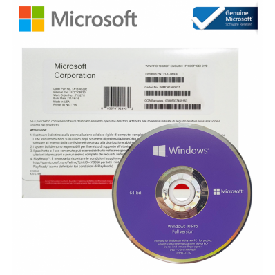 Windows 10 Professional COEM DVD Pack