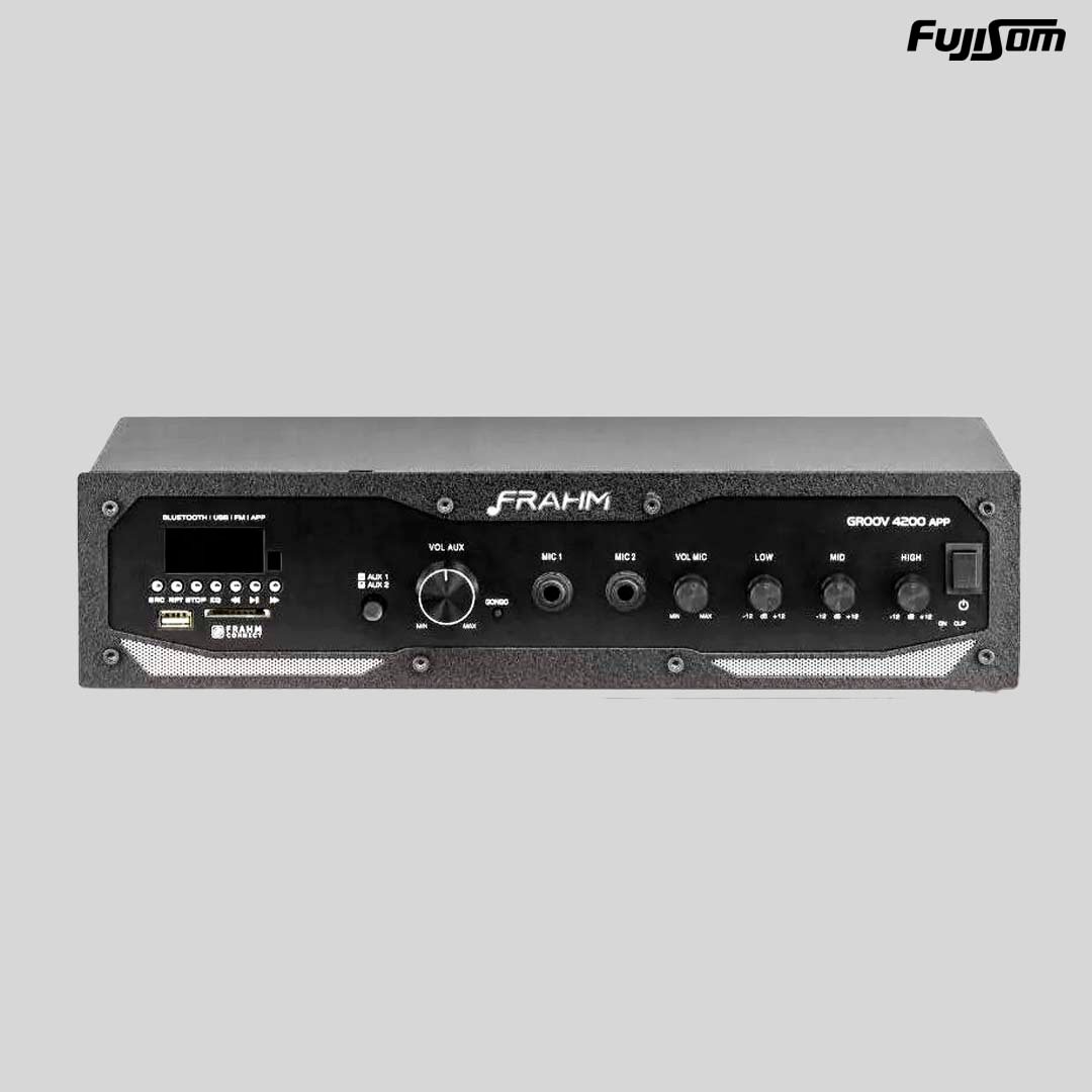 RECEIVER FRAHM GROOV 4200APP 8OHMS USB/FM/BL 400W