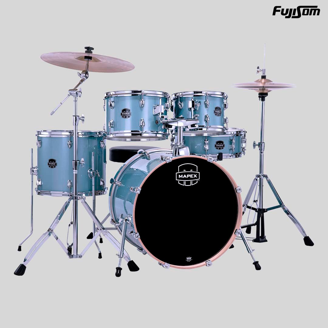 BATERIA MAPEX VENUS VE5044 VJ20 ACQUA BLUE SPARKLE