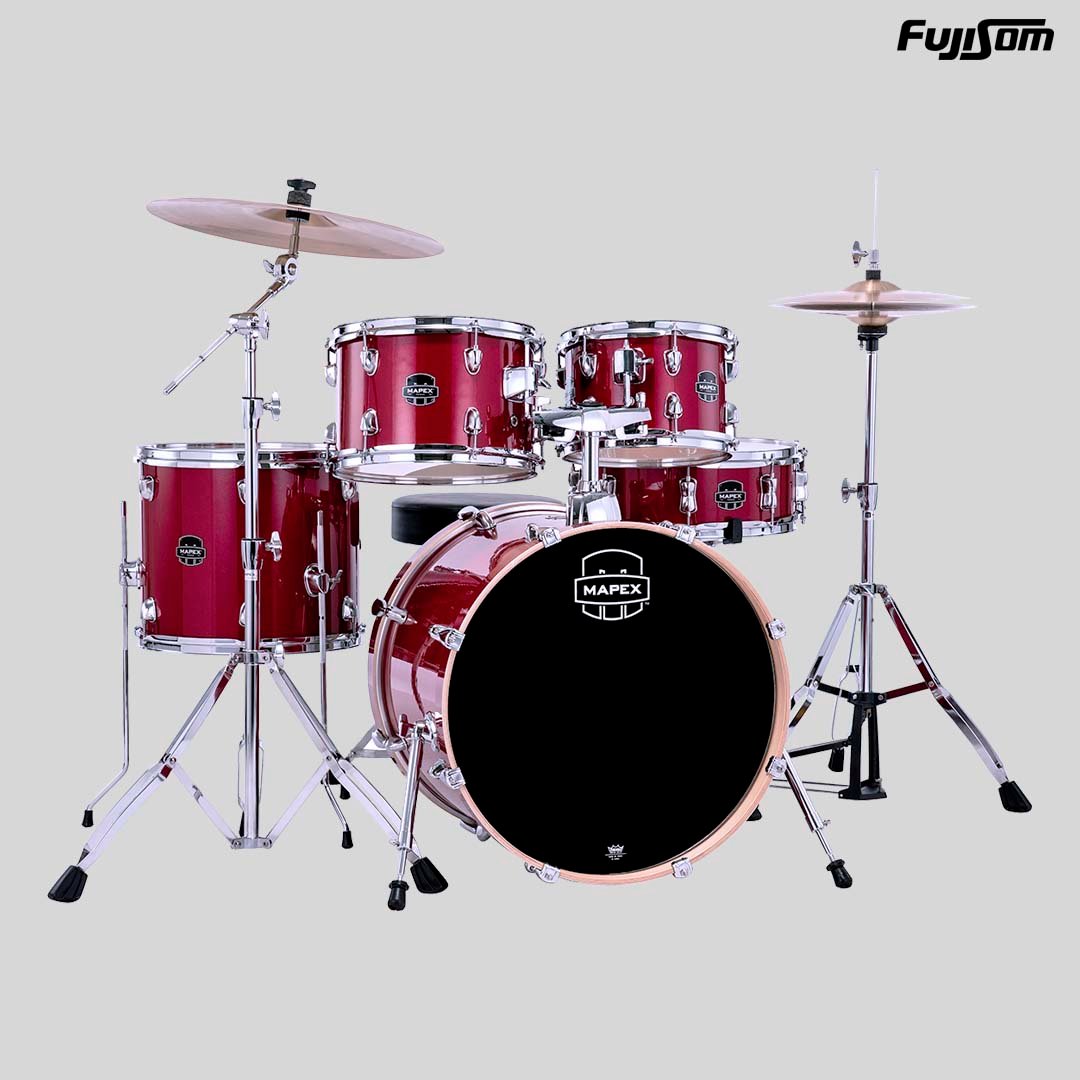 BATERIA MAPEX VENUS VE5044 VM20 CRIMSON RED SPARKLE