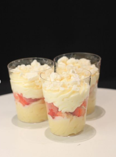 Mini Sobremesa Pavê de Morango
