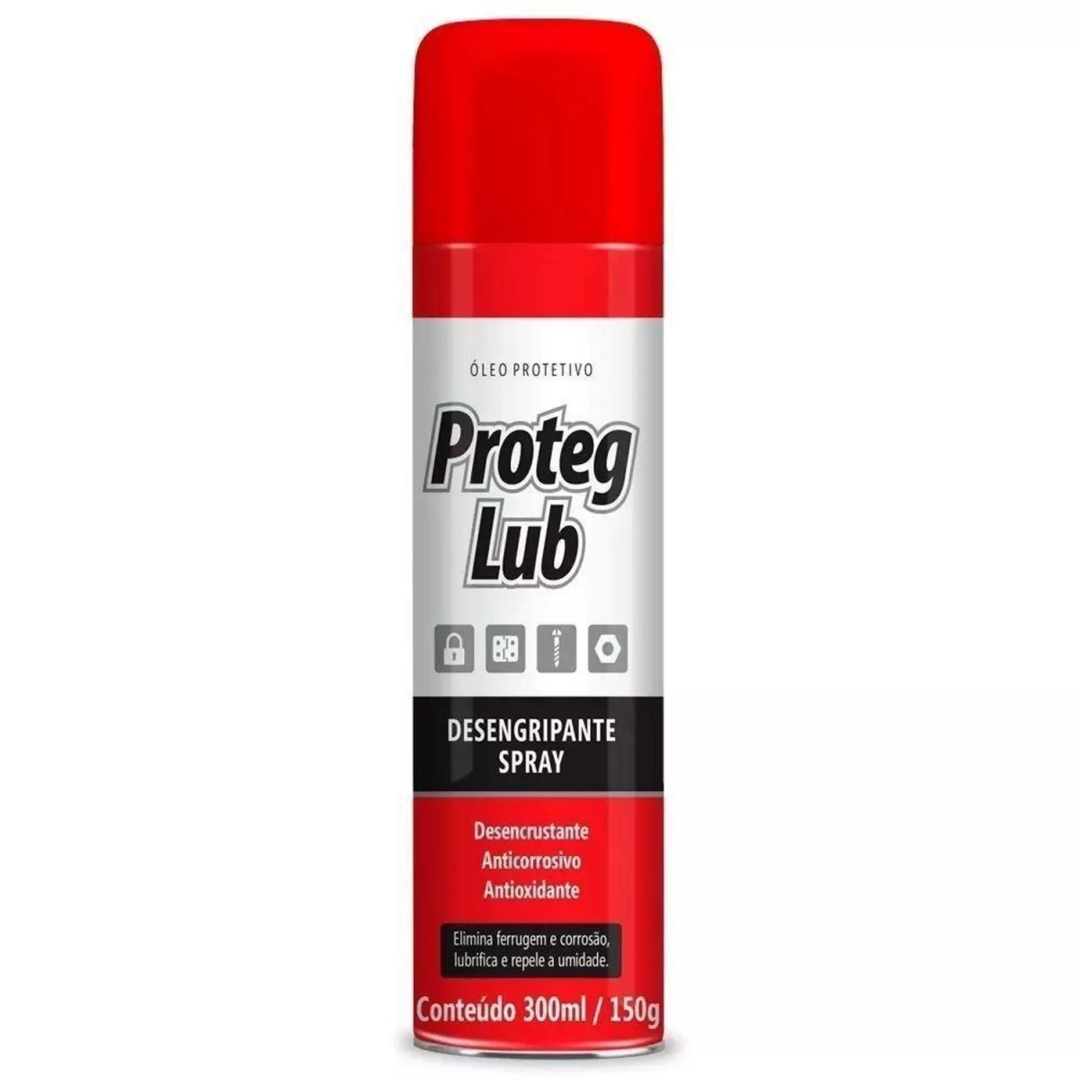 Óleo Spray Desengripante Lubrificante Proteg Lub - 300 Ml