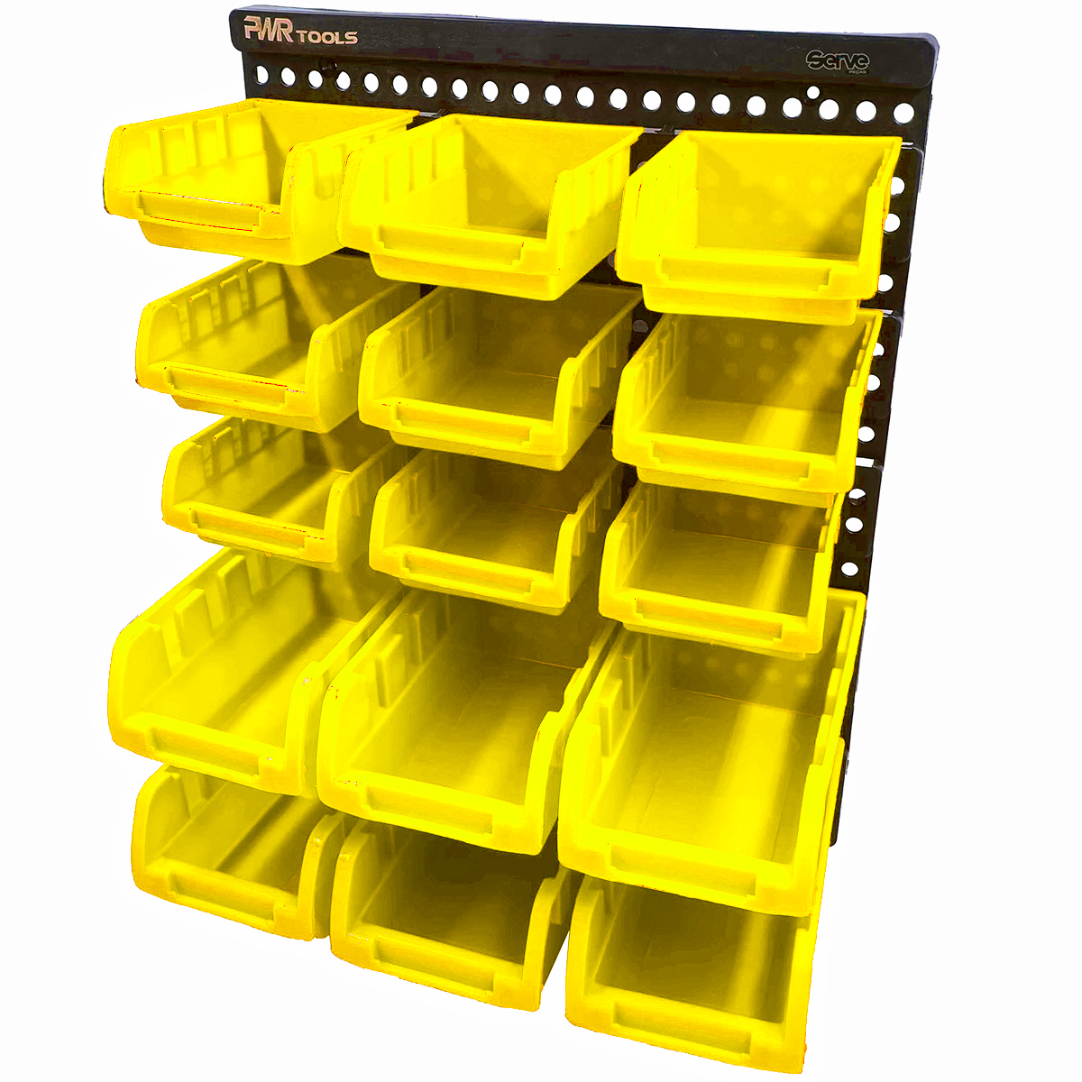 Painel Gaveteiro Organizador com 15 caixas - PWR TOOLS
