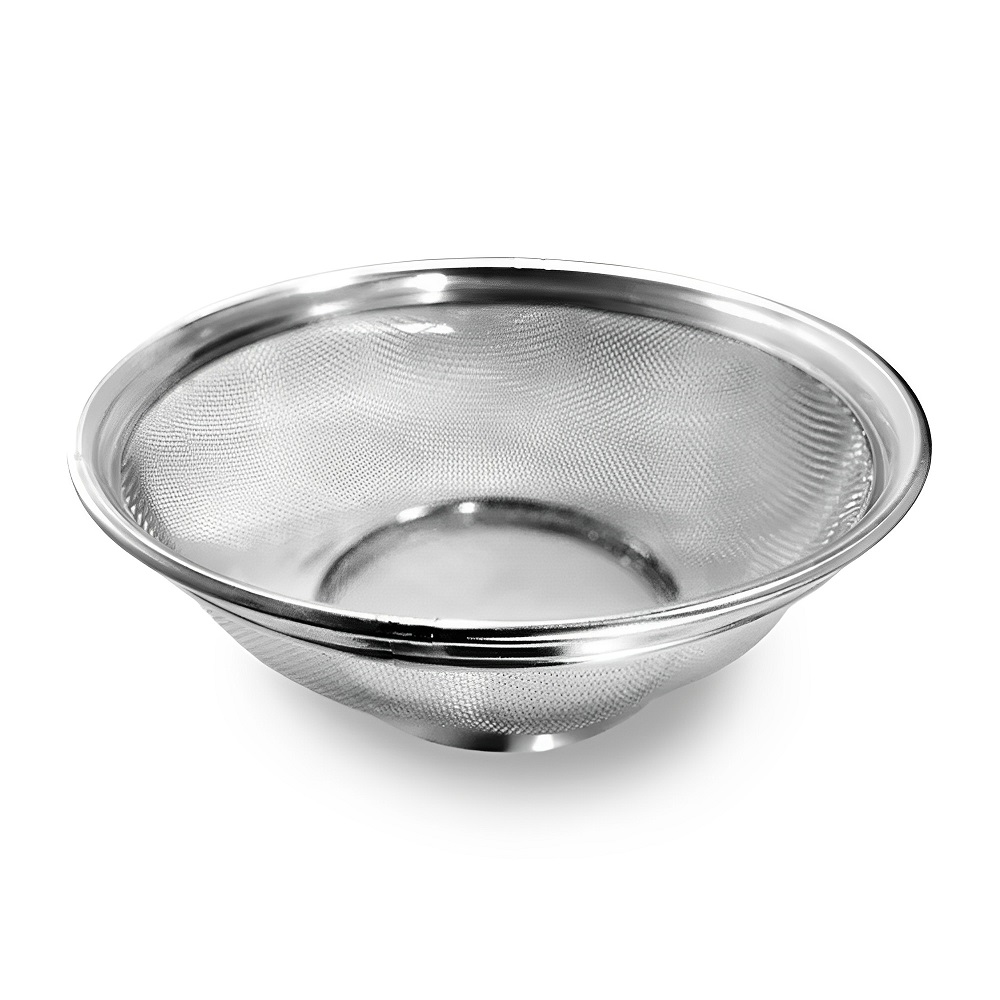 Escorredor de Cozinha Inox Multiuso Redondo 25x10 - Prático e Versátil