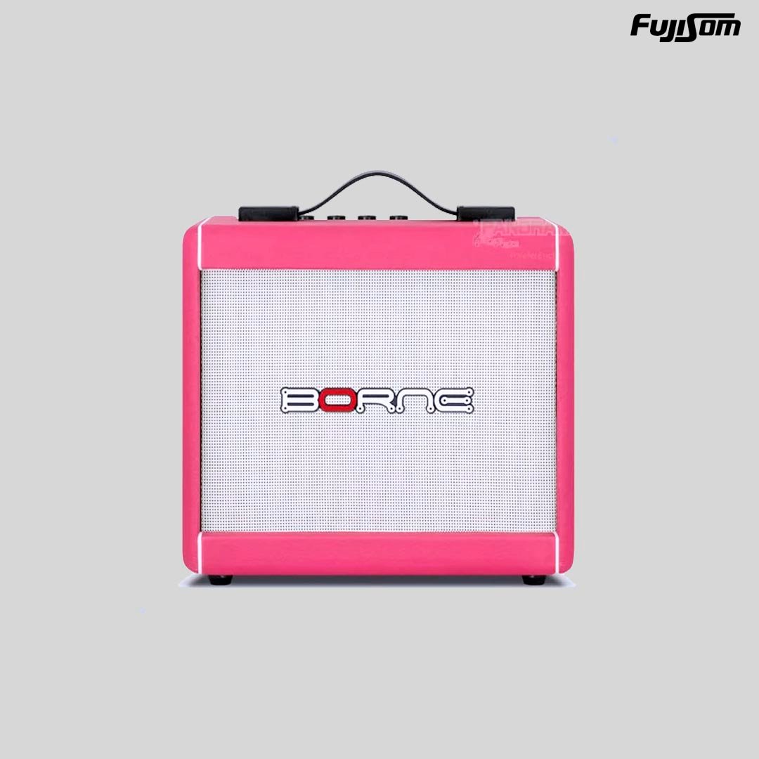 CUBO BORNE PARA GUITARRA STRIKE F-60 ROSA