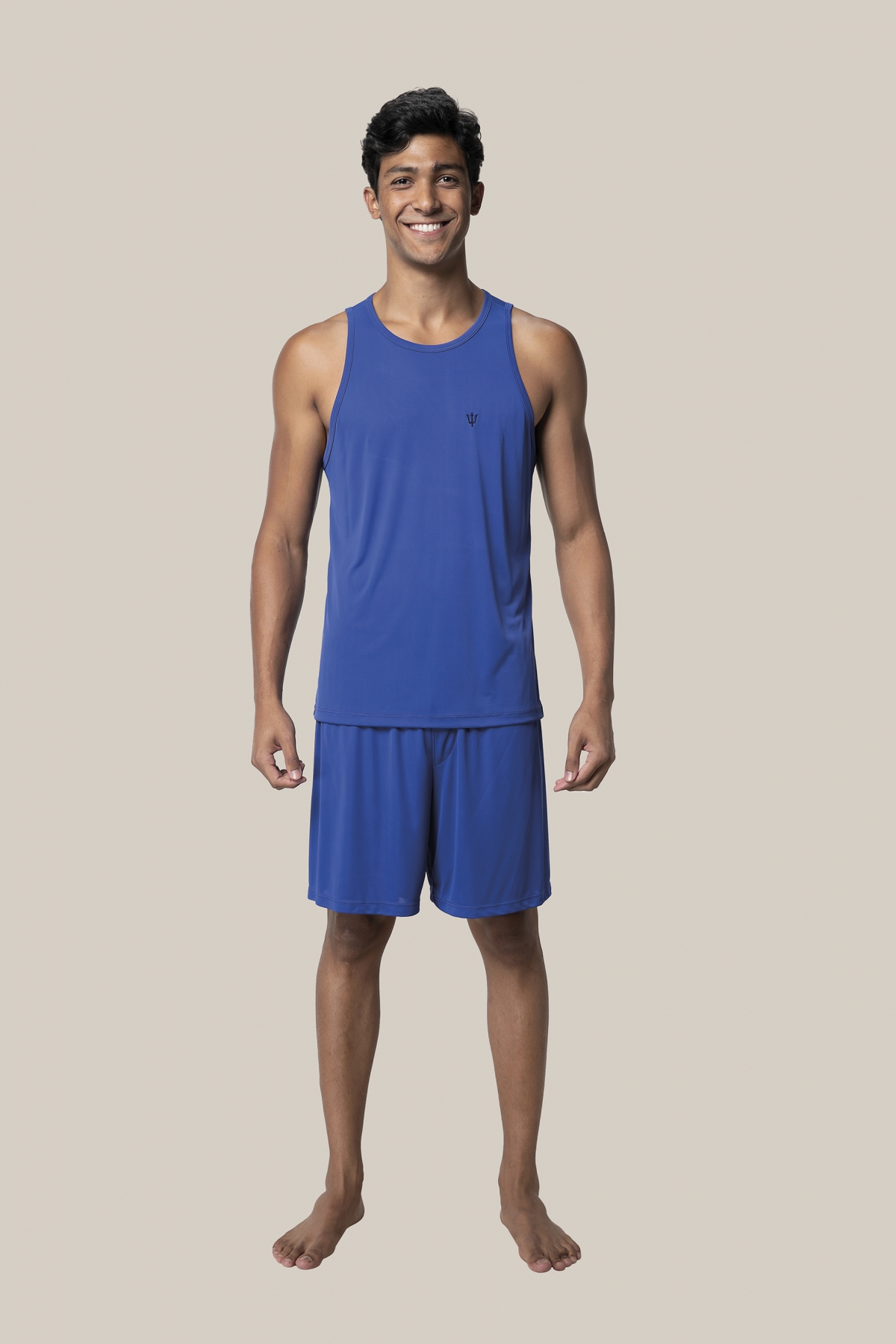 PIJAMA MASCULINO BOCEJINHO REGATA LIGANETE AZUL
