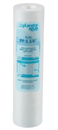 Refil filtro Polipropileno 9,3/4" Encaixe Planeta Agua 1049 classe D