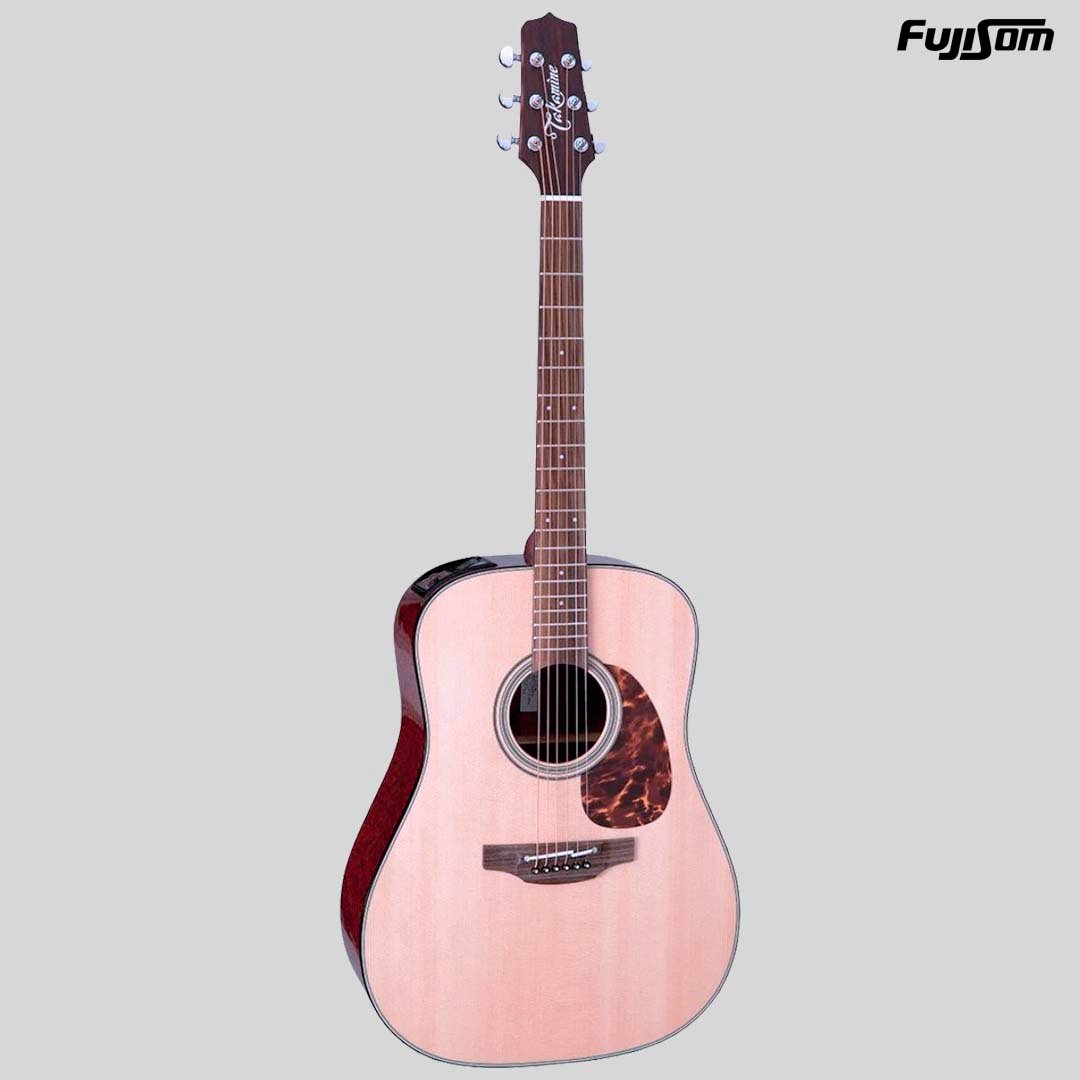 VIOLÃO TAKAMINE AÇO FOLK FT-340BS NAT VERNIZ COM SEMI CASE