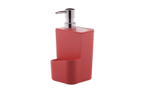 Dispenser porta detergente 650ml Vermelho OU DT500VMF