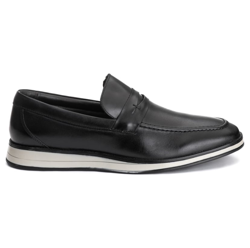 Sport Loafer Couro Legitimo Preto ref. 1104