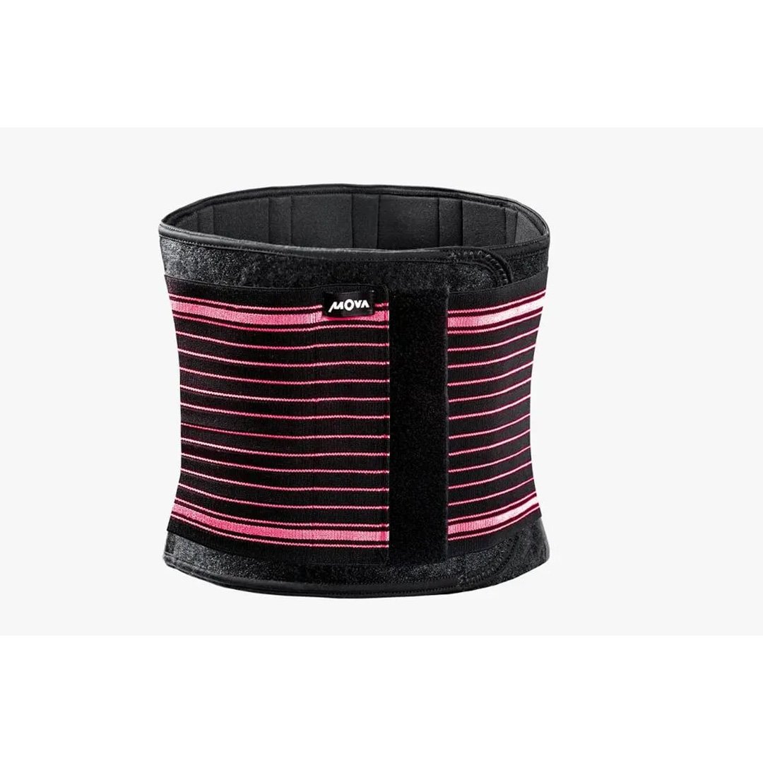 Cinta Modeladora Abdominal Neoprene Rosa MOVA