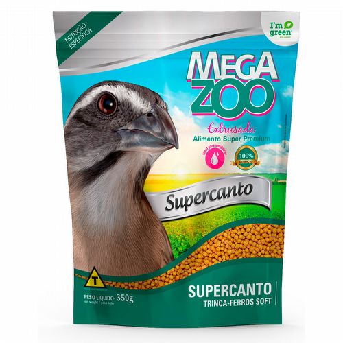 MEGAZOO EXTRUSADA TRINCA FERRO SUPERCANTO SOFT - 350 G