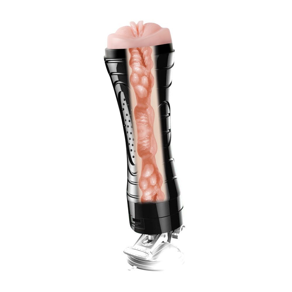 Maturbador Vagina Lanterna com Vibração Multivelocidade e Ventosa- 32cm 1014