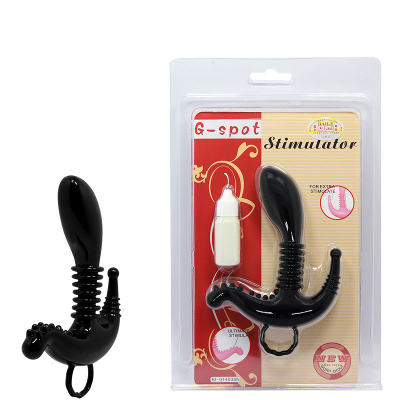 Massageador de Próstata com Nódulos Massageadores e Alça de Segurança ? G-SPOT STIMULATOR ? BI-014038N