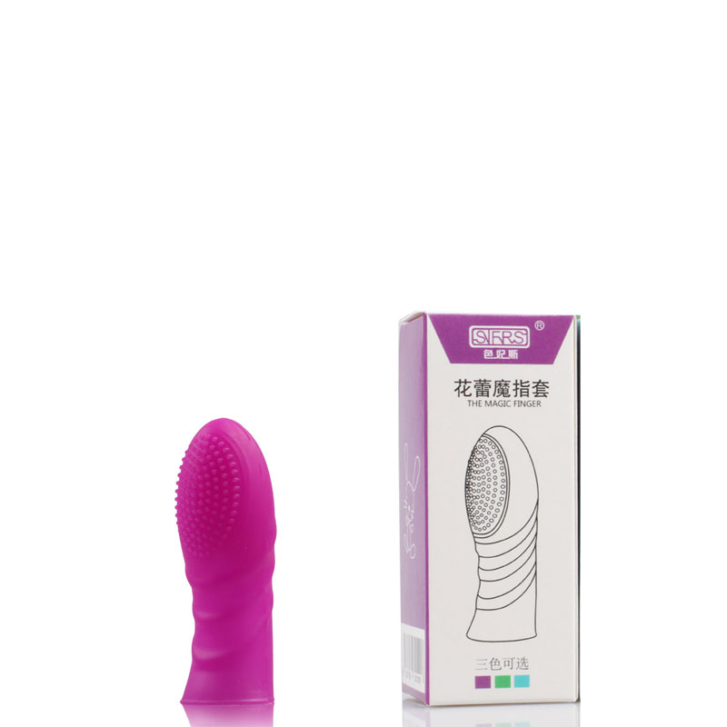 Capa de Dedo - Dedeira em Silicone com Saliências Massageadoras ? FV-002