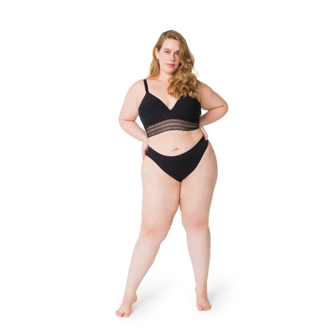 CALCINHA TRIFIL TANGA MAIS CURVAS COBERTURA MEDIA PLUS SIZE