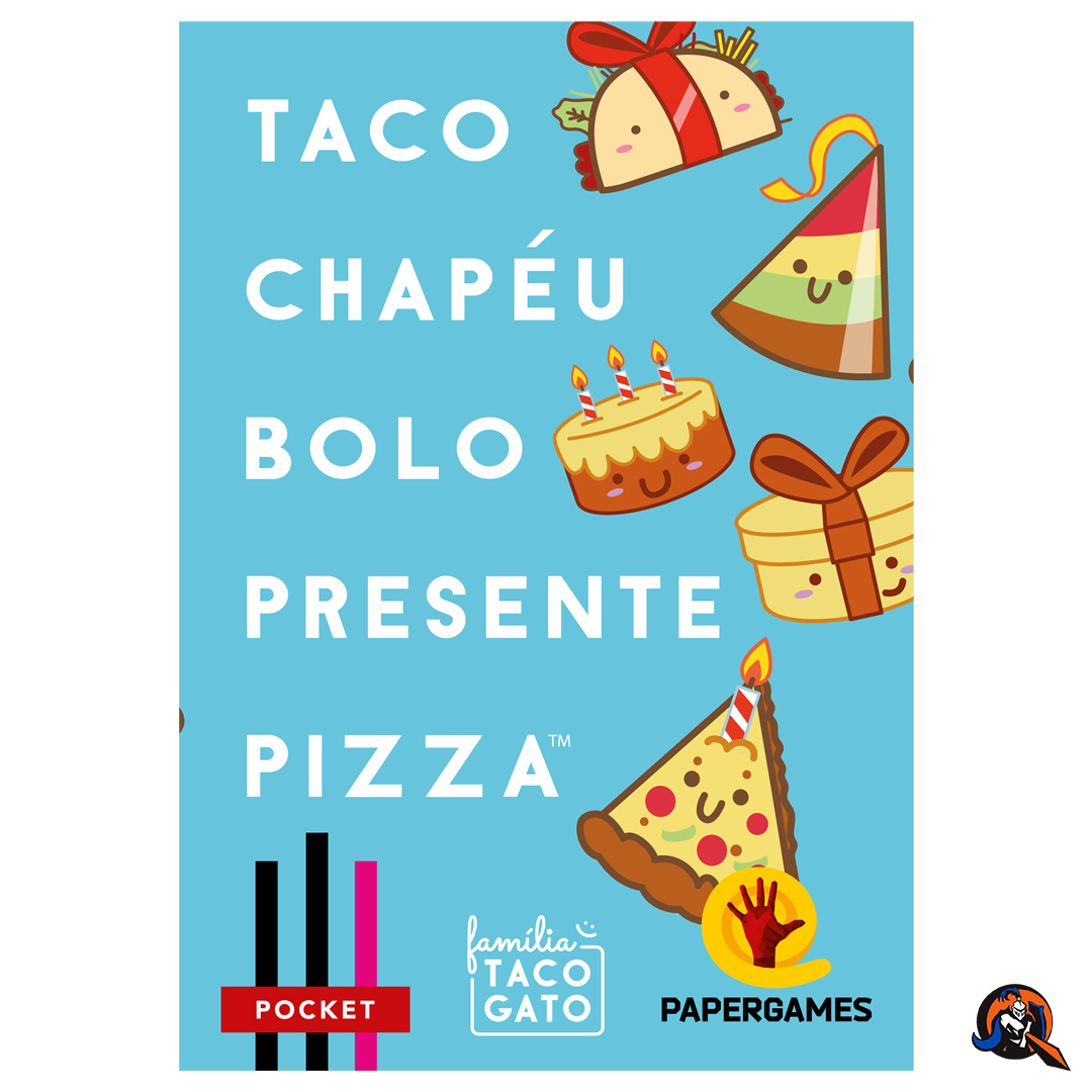 TACO CHAPEU BOLO PRESENTE PIZZA