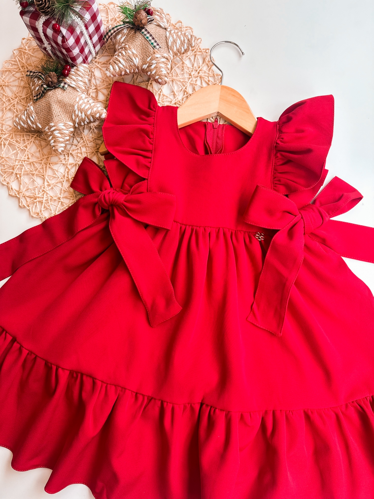 Vestido Isabella Vermelho Luxo (Premium)