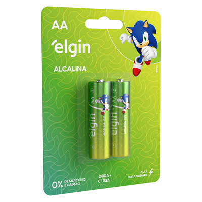 Pilha AAA alcalina Elgin 