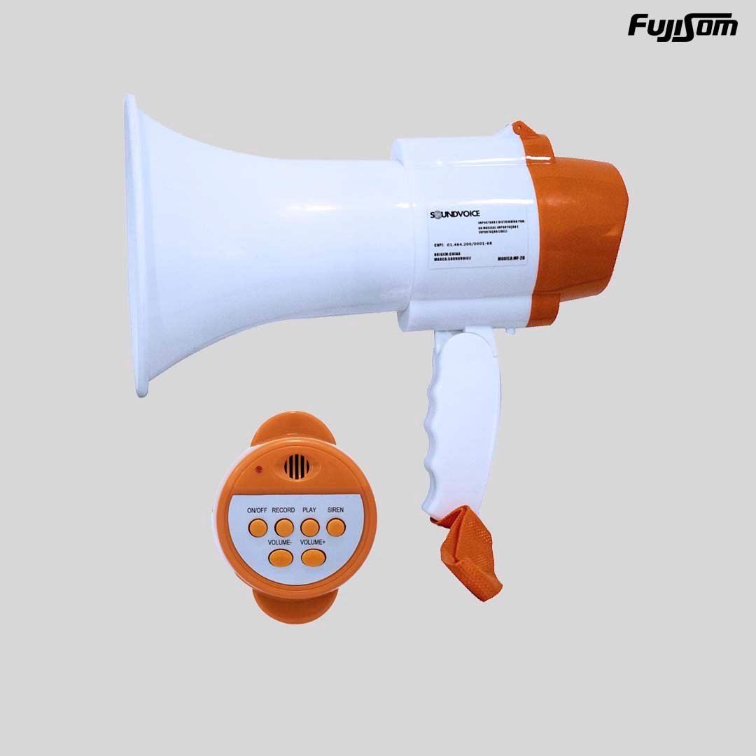 MEGAFONE SOUNDVOICE MF-20 COM MEMÓRIA 20W