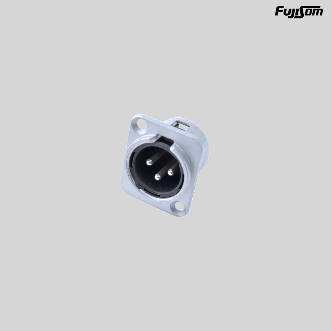 CONECTOR SANTO ANGELO SA2X XLR MACHO PAINEL 3 POLO