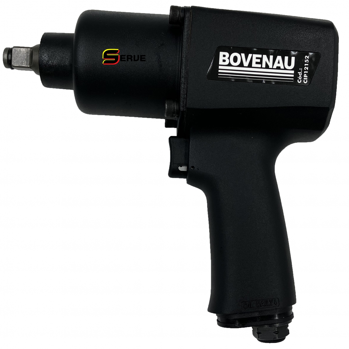 Chave de impacto 1/2 pol. 152 kgf.m CIP12152 Bovenau