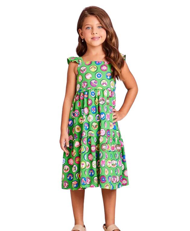 VESTIDO MOMI BOTTONS VERDE