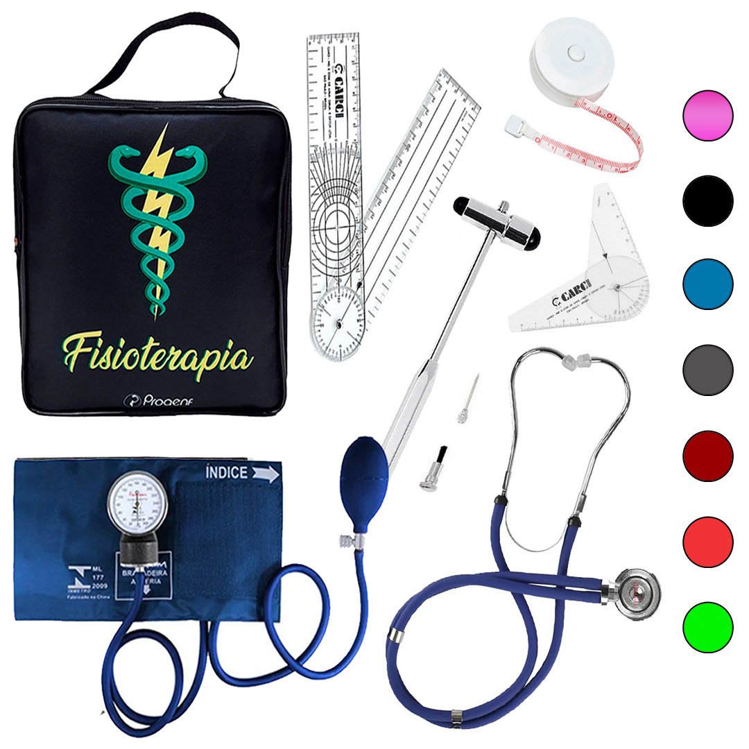 Kit Fisioterapia Avançado Esteto Rappaport ,Aparelhos e Acessorios cores