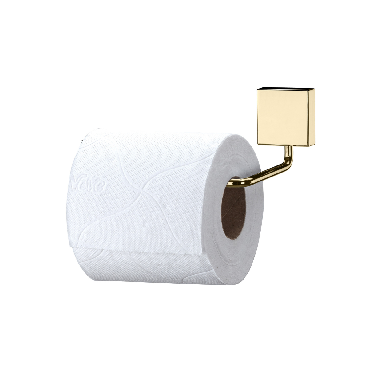 Porta papel Higiênico dourado papeleira banheiro lavabo Future 7504DD