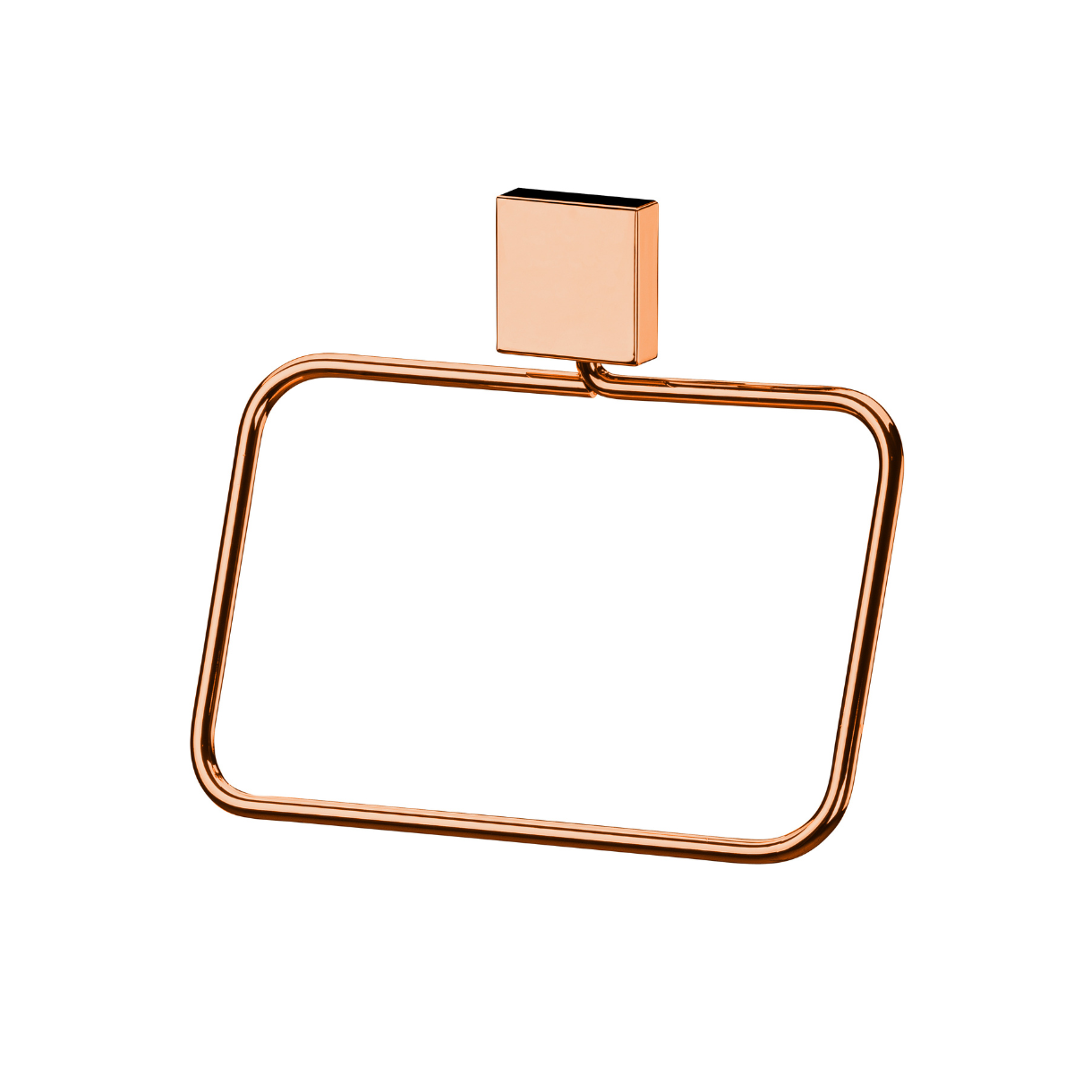 Porta toalha rose gold Toalheiro Argola lavabo Future 7507RG