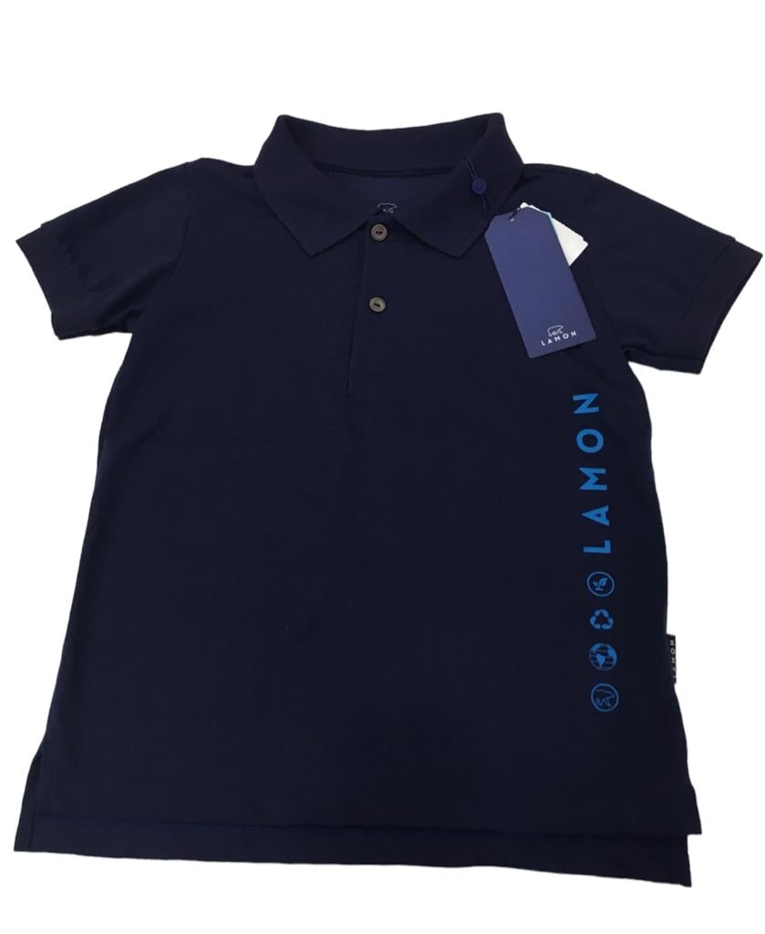 Camisa Polo Piquet Marinho Lamon Azul