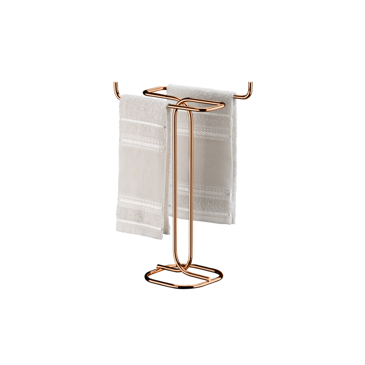 Porta toalha bancada Rose Gold Future 1177RG Toalheiro Lavabo banheiro