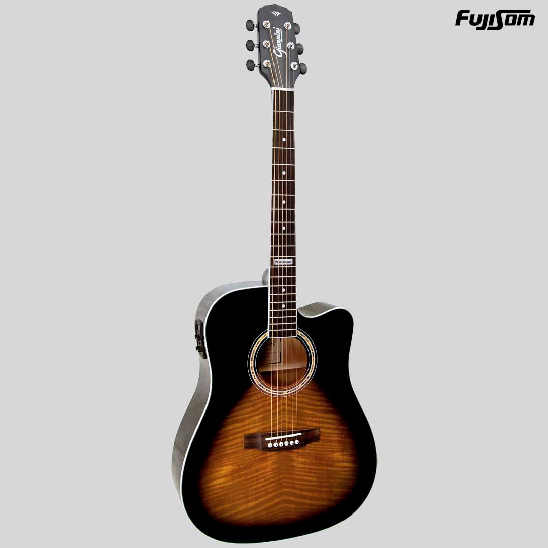 VIOLÃO GIANNINI AÇO FOLK GF-1D TOBACCO SUNBURST