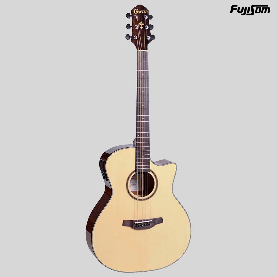 VIOLÃO CRAFTER AÇO GRAND AUDITORIUM HG-700CE CR-T NV