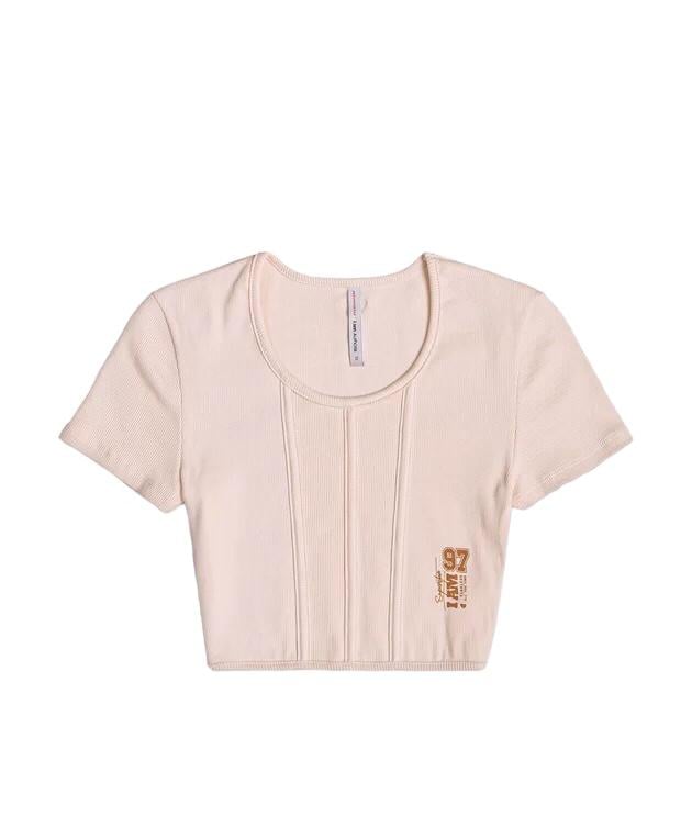 BLUSA CROPPED CREME