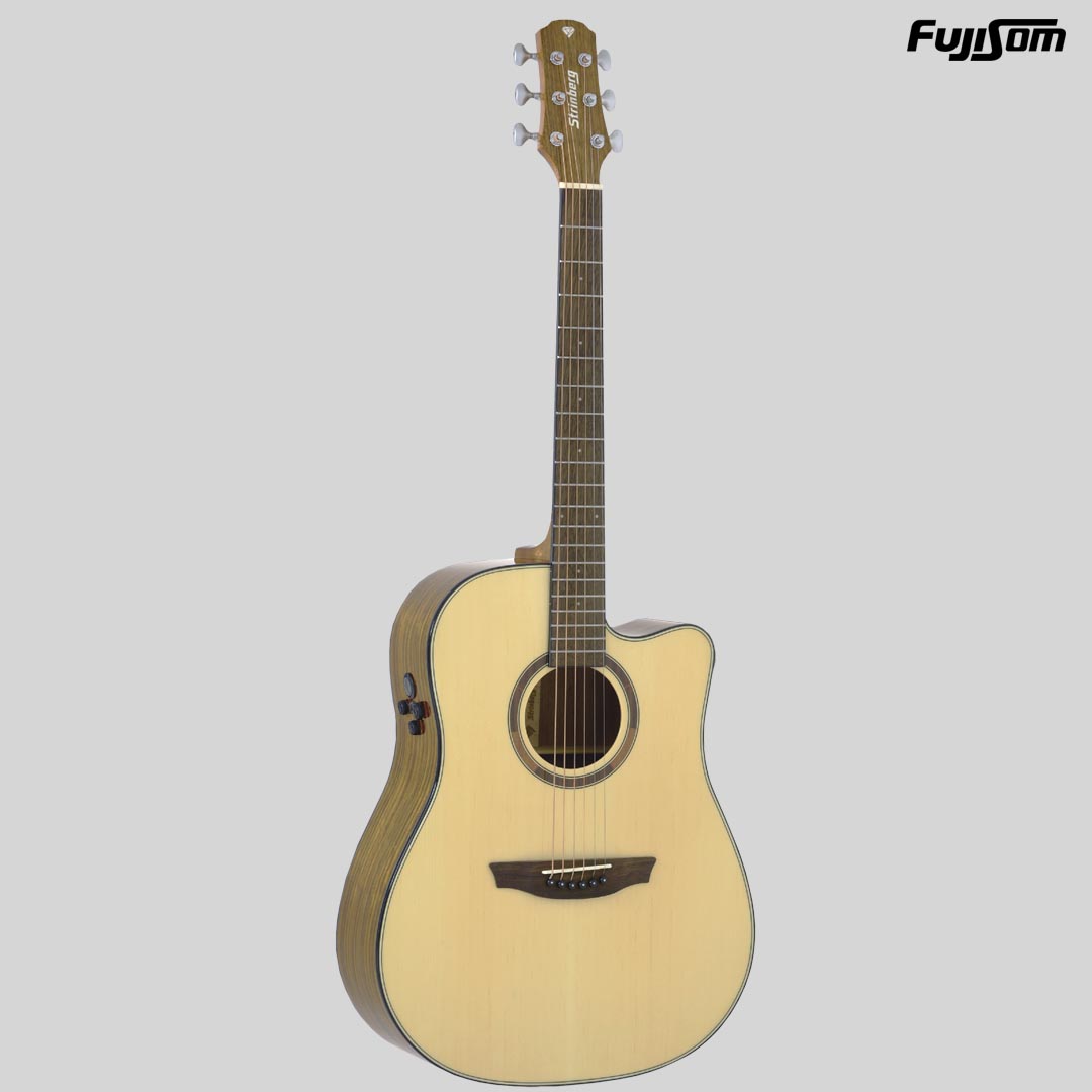 VIOLÃO STRINBERG DIAMOND AÇO FOLK DD-1C NATURAL