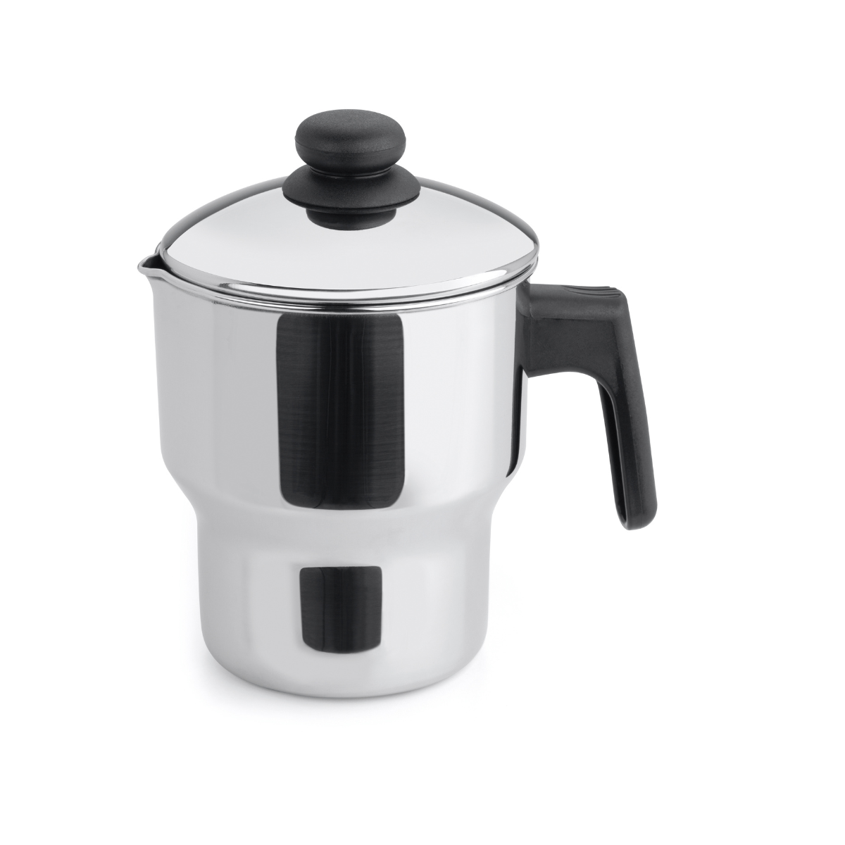 Panela de Cuscuz cuscuzeiro 1,3L Aço inox fervedor alça baquelite FORMA INOX 803072