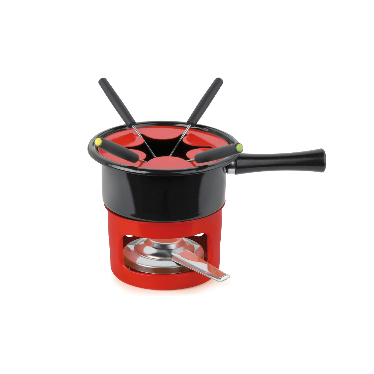 Kit serviço de Fondue Vermelho 8 peças Forma 807907r