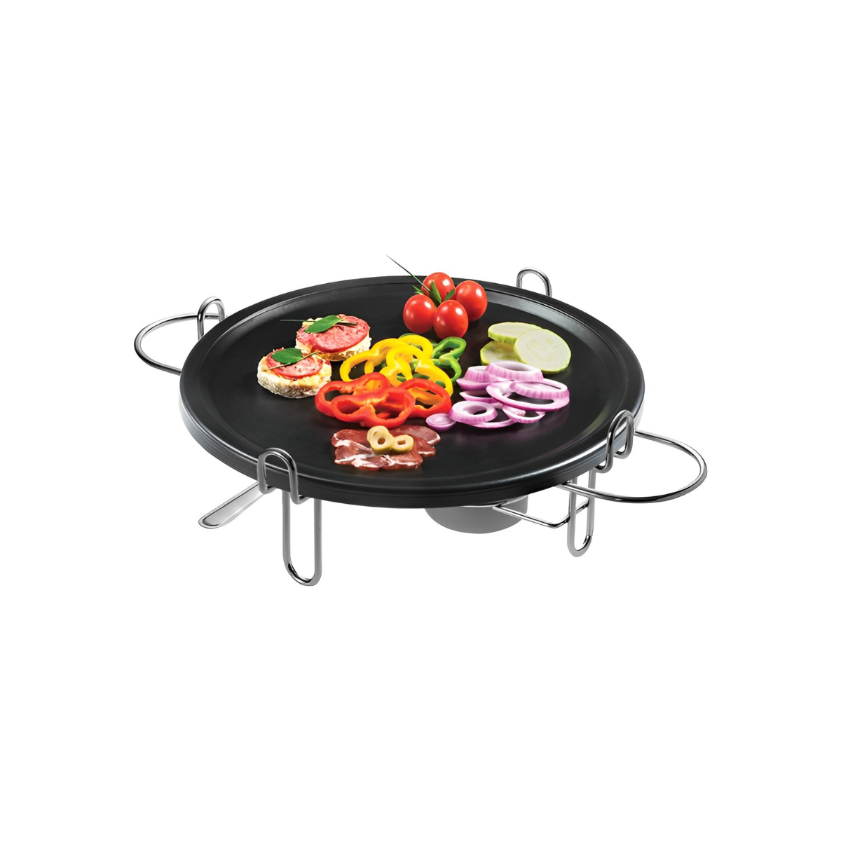 Grill 37cm Carne e Vegetais grelhado fondue FORMA INOX 802042 